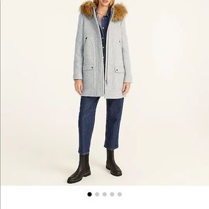 Chateau parka in Italian stadium-cloth wool